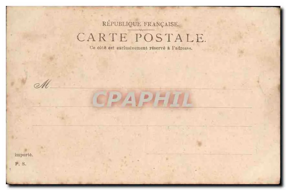 Chantilly — Schloss und Museumspark Condé — Verlag P. S. & D. Erika, Nr. 238 - Rückseite