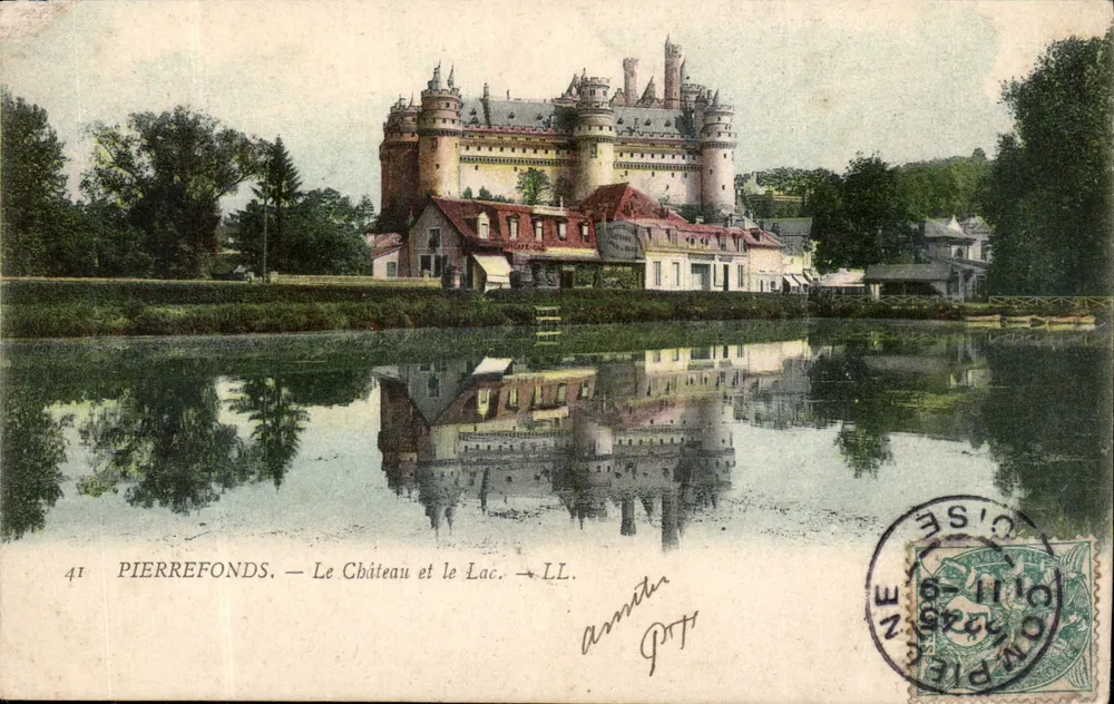 Pierrefonds — O Castelo e o Lago — LL. - Frente