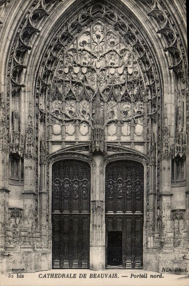 Kathedrale von Beauvais — Nordportal — ND. Phot. - Vorderseite