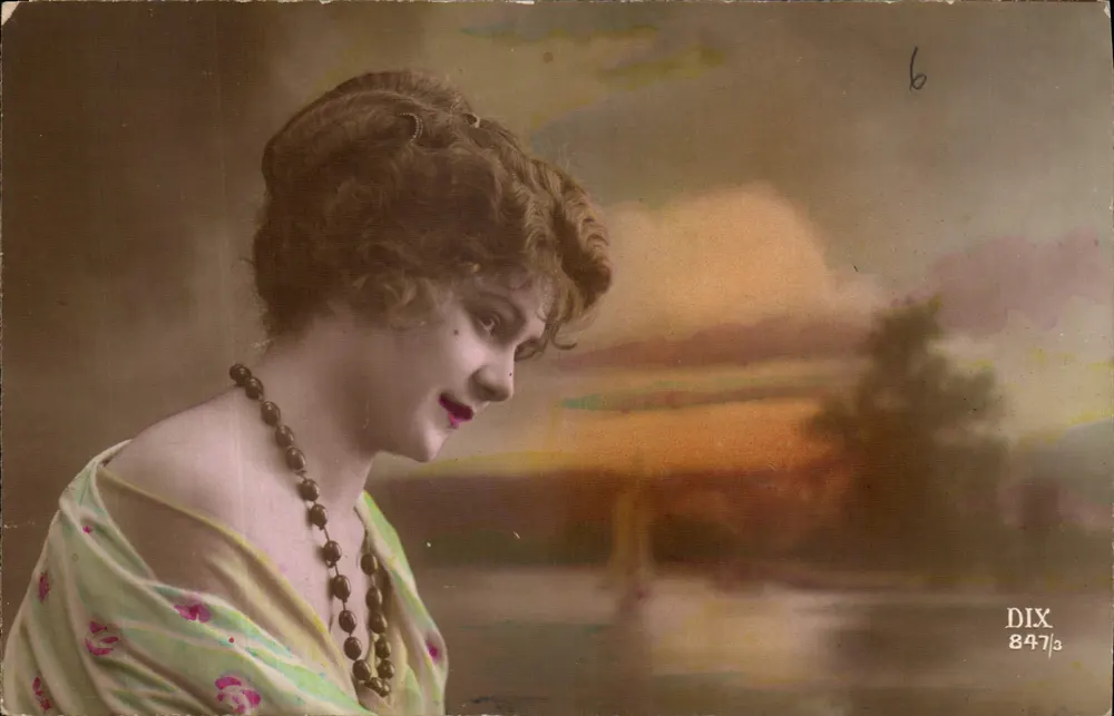 Jovem mulher — retrato — DIX 8470 - Frente