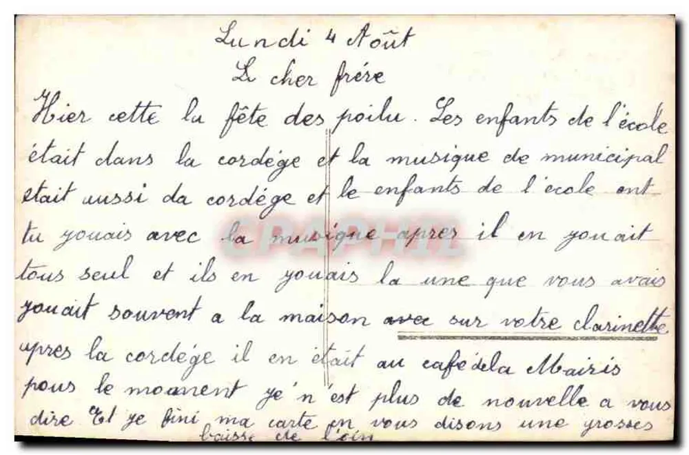 Junge Frau mit Rosenstrauß — Verlag Bonne Fère, n° 1055 - Rückseite