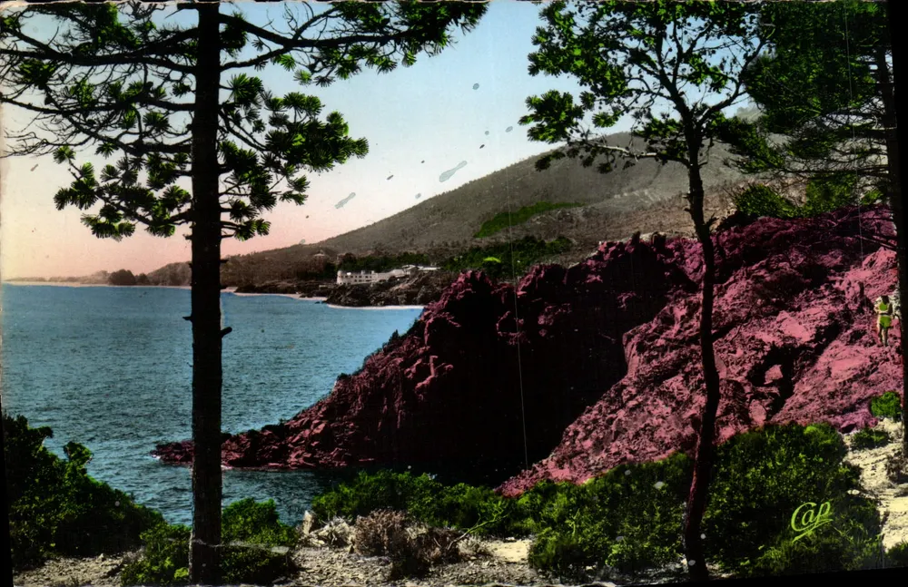 A Corniche d'Or — rumo ao Cabo Roxo — Real-Photo-Cie des Arts Photomécaniques - Frente