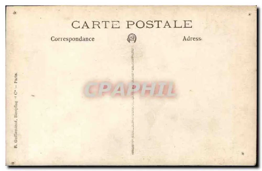 Mulher em traje da época — estúdio — B. Guiffouinot, Paris - Verso