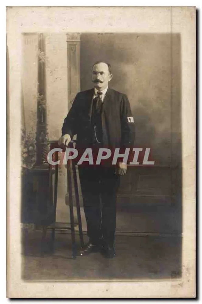 Retrato de um homem com bigode — editor desconhecido, n° de série 1 - Frente