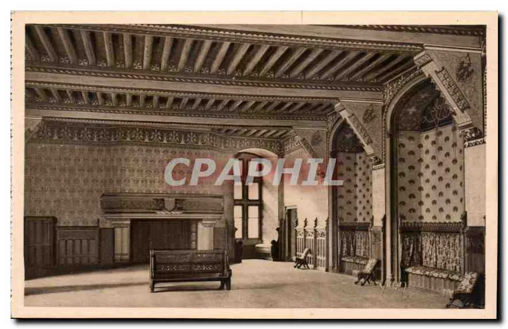 Castelo de Pierrefonds (Oise) — Sala de Recepção — Les Éditions d'Art Victor, Paris - Frente