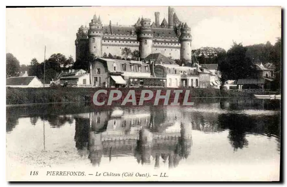 Pierrefonds — O Castelo (Lado Oeste) — L.L. n°118 - Frente
