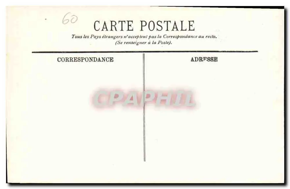 Pierrefonds — O Castelo (Lado Oeste) — L.L. n°118 - Verso