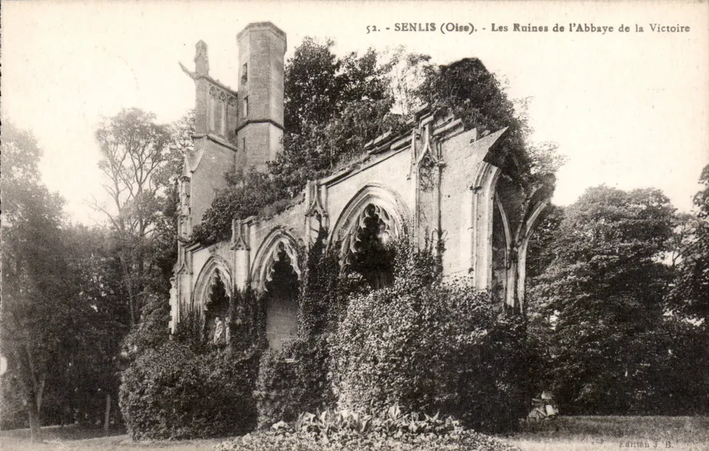 Senlis (Oise) — Die Ruinen der Abtei der Sieg — Edition J. B. - Vorderseite