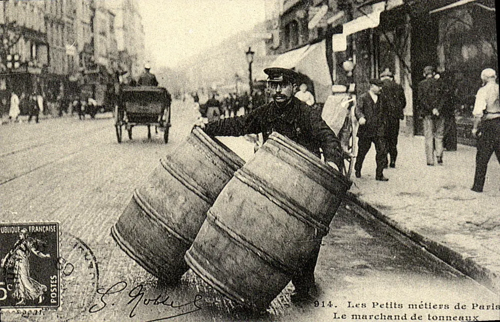 Der Fässler — Die Kleinen Handwerke von Paris — S. Gomby - Vorderseite
