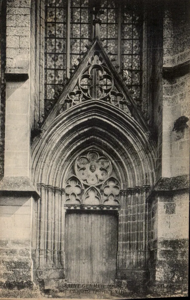 Saint-Germer-de-Fly — A Santa Capela (Portal XIII) — IMP. PHOT. NEUTHEIM & CIE, PARIS - Frente