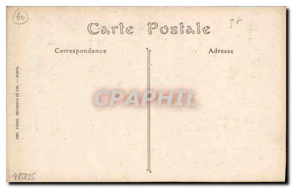 Saint-Germer-de-Fly — A Santa Capela (Portal XIII) — IMP. PHOT. NEUTHEIM & CIE, PARIS - Verso