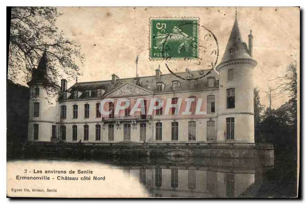 Ermenonville - Château côté Nord — Vignon fils, Verlag, Senlis - Vorderseite