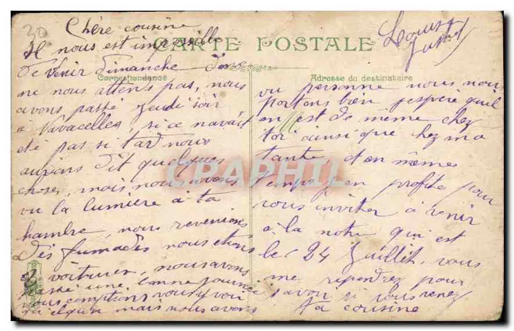 Blignies — Panorama de la Ville — éditeur C. P. A. G. R. A. P. H. I. L. n° 15 - Achterkant