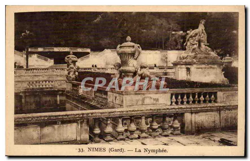 NIMES (Gard) — A Ninféia — A. Beaupère, Nîmes - Frente