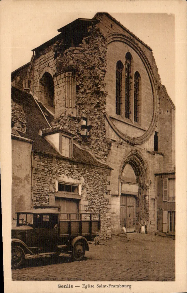 Senlis — Kirche Saint-Frambourg — Verlag Tahraïche Berrard et Hagonneau - Vorderseite