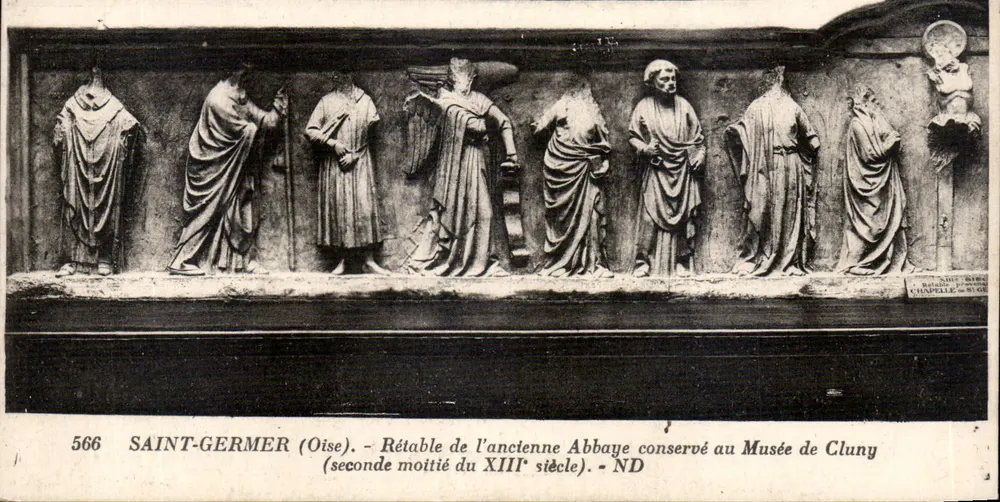 Saint-Germer (Oise) — Rétable de l'ancienne Abbaye, seconde moitié du XIIIe siècle — Musée de Cluny - Recto