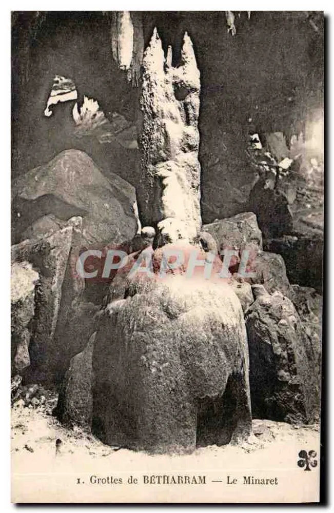 Grutas de BÉTHARRAM — O Minarete - Frente
