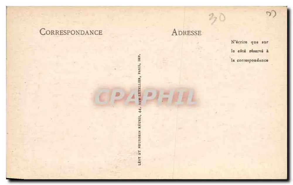 Nîmes - A Maison Carrée — editor LL. n°41 - Verso