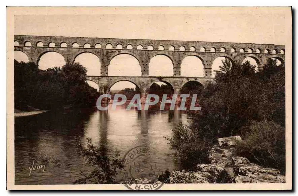 Pont du Gard — Aqueduto romano sobre o Gard — Éditions d'Art Nycz - Frente