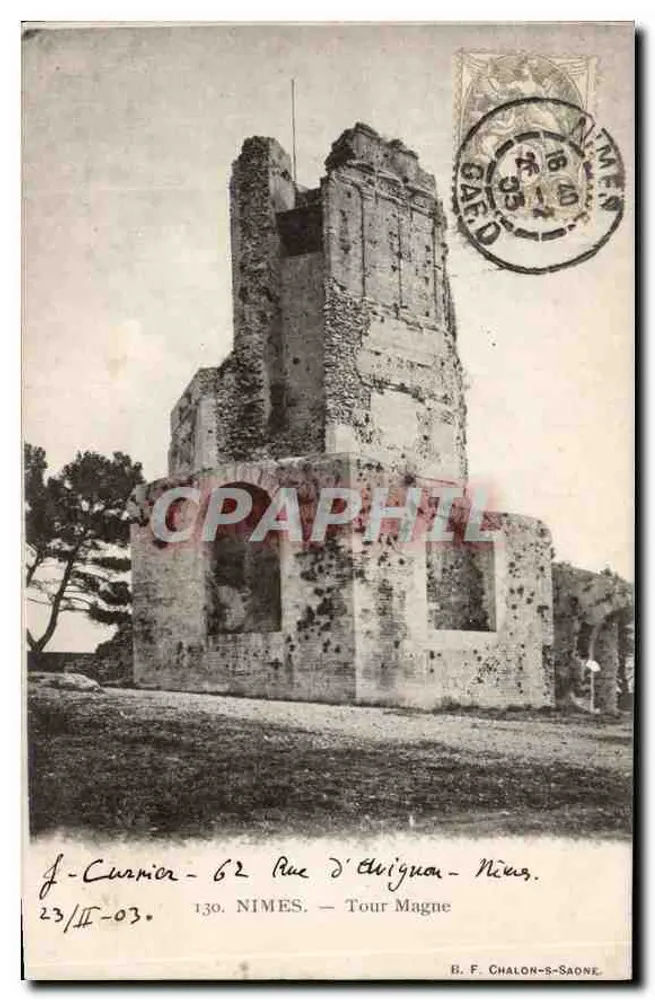 Nîmes — Torre Magne — J.-Cuvier, editor n°139 - Frente