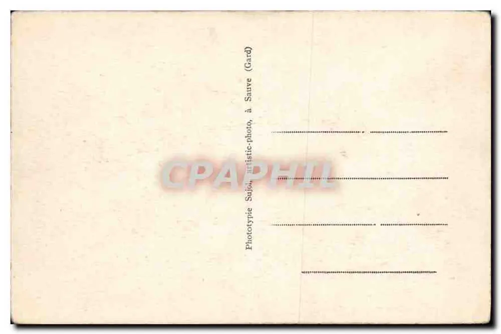 Lasalle (Gard) — Gouffre Mourrier — Phototypie Sajot, à Sauve (Gard) - Rewers