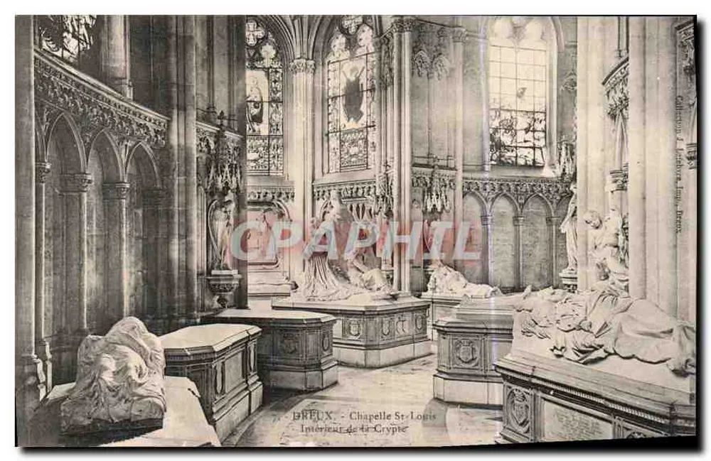 BREUX - Capela de São Luís - Interior da Cripta — Editor: Impressora da Igreja, Breux - Frente