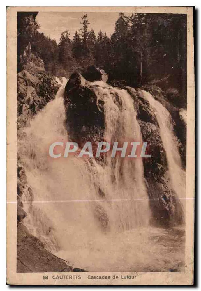 Cauterets — Cachoeiras de Lutour — Edição de Lourdes - Frente
