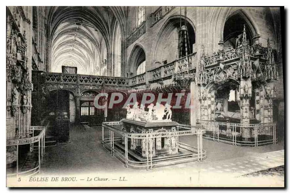 Igreja de Brou — O Coro — LL. - Frente