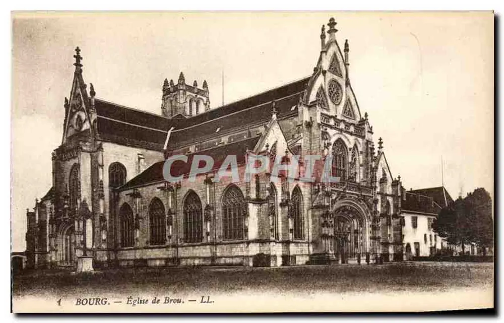 Bourg — Igreja de Brou — LL. - Frente