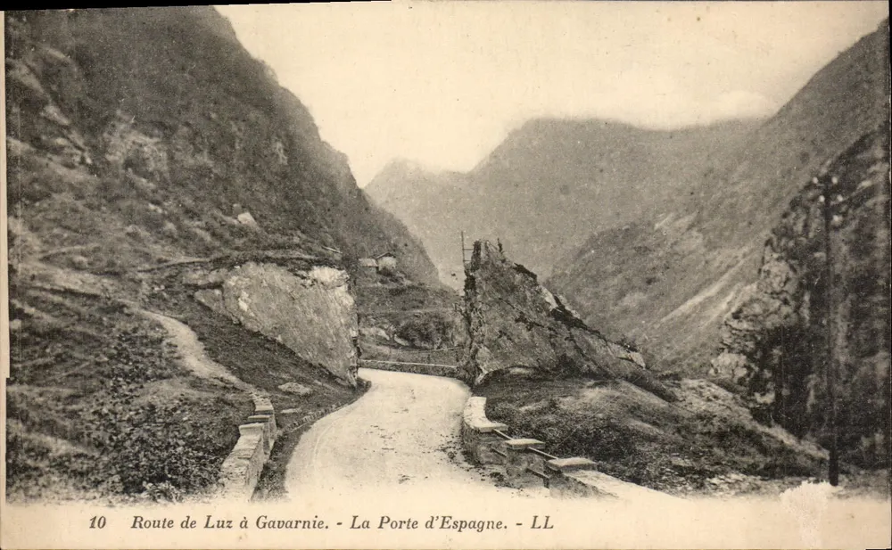 Route von Luz nach Gavarnie — La Porte d'Espagne — LL - Vorderseite
