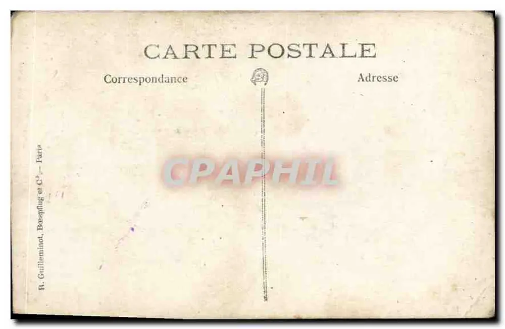 Jovem mulher — estúdio — R. Guillemind, Bassefugue C³ — Paris - Verso