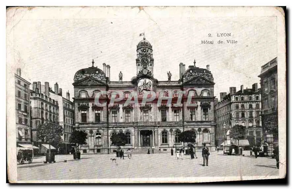 Lyon — Hotel de Ville — n°2 - Frente