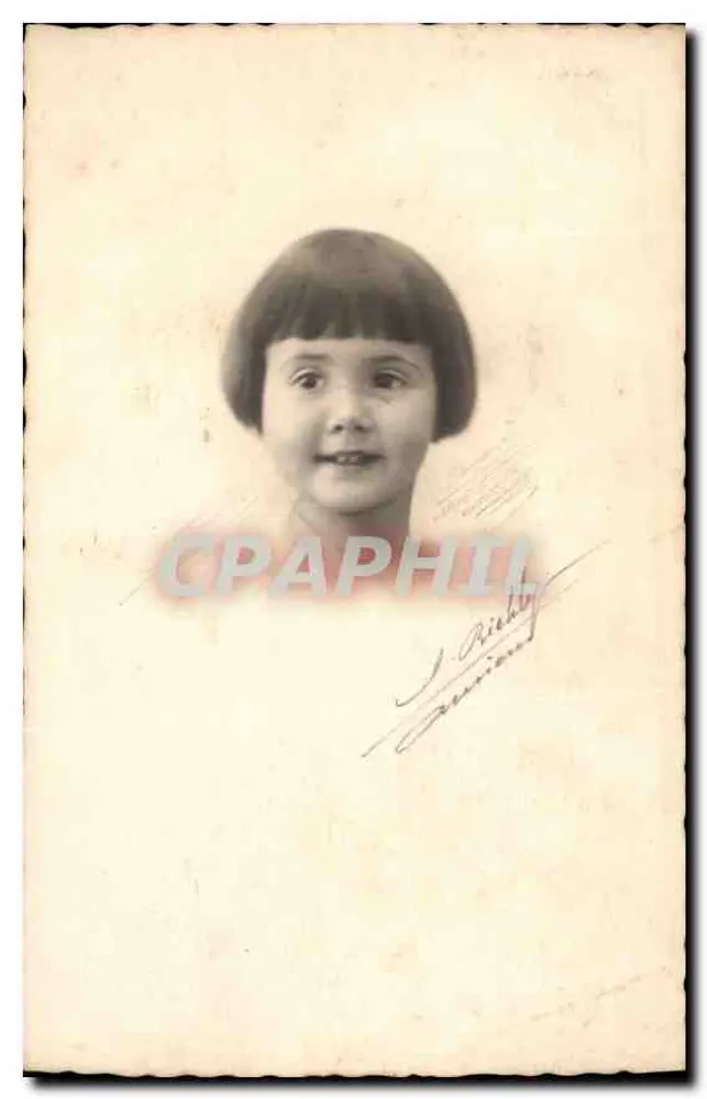 Menina — retrato — J. Richtly, série não identificada - Frente