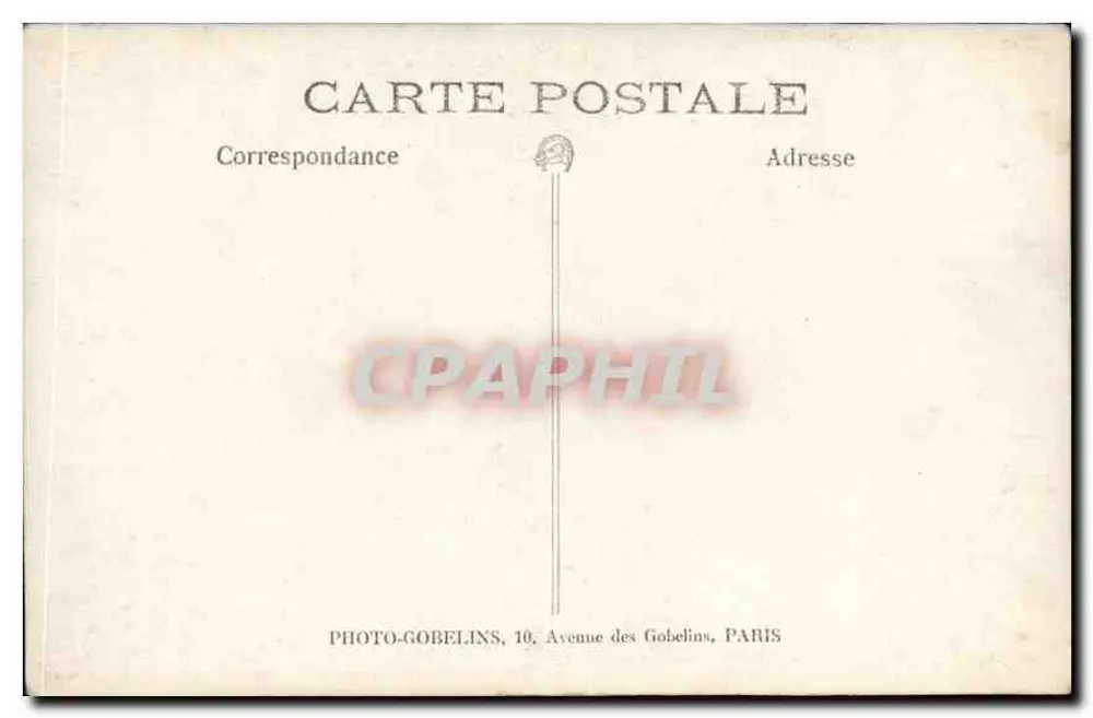 Frau mit Baby — Studio Photo-Gobelins — Paris - Rückseite
