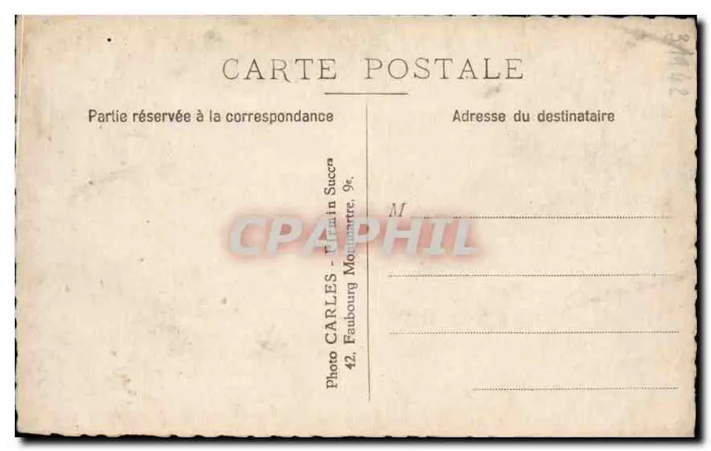 Jovem menino em traje escolar — Foto CARLES - Faubourg Montmartre, 9e — n°42 - Verso