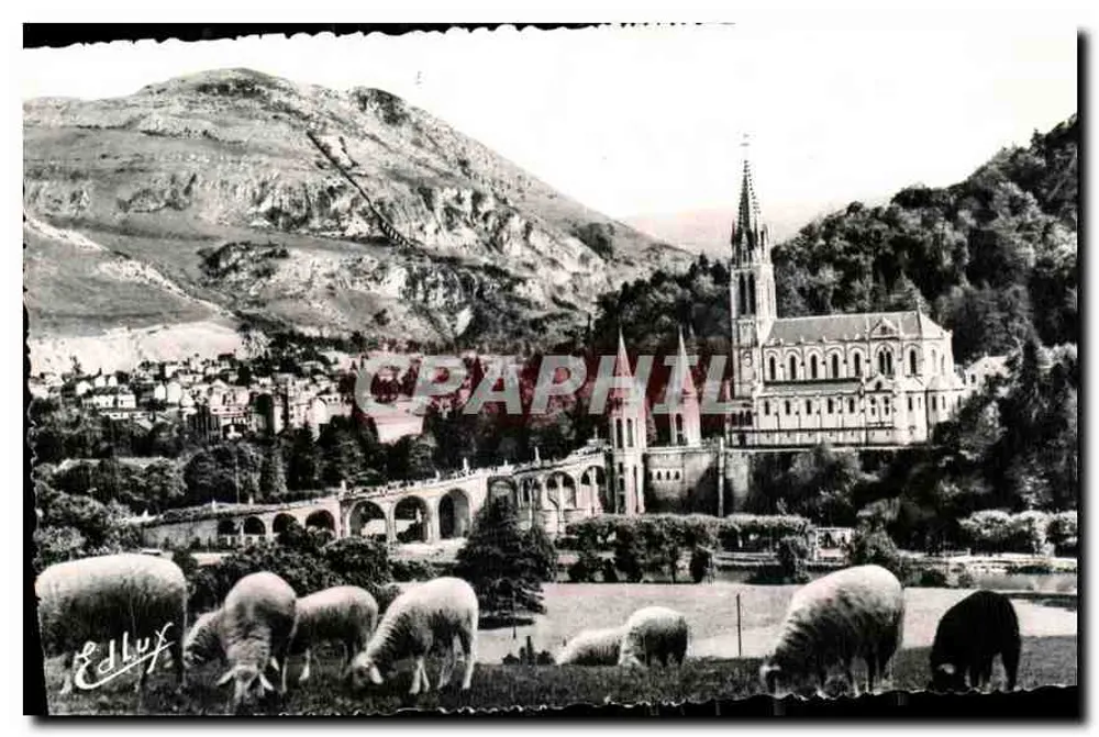 Lourdes — A Basílica e o Pic du Jer — Edição Edlux - Frente