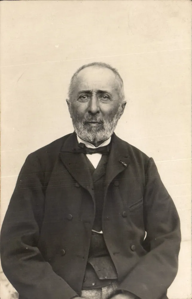 Retrato de um homem idoso — editor desconhecido, número de série não visível - Frente