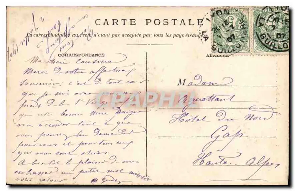 LYON — Abside de N.-D. de Fourvière — Editor anônimo, n°6 - Verso