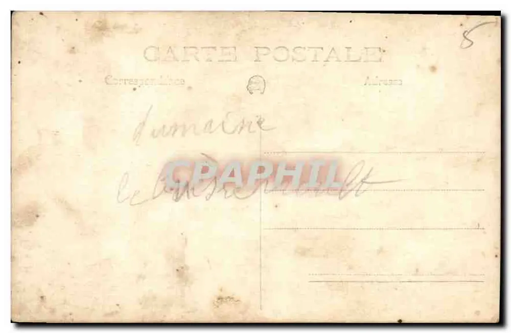 Dois homens diante de uma loja — BONAL — editor desconhecido - Verso