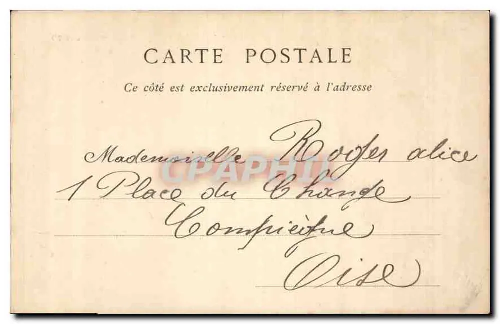Castillo de Compiègne — Salón de la Familia — ND Phot - Reverso