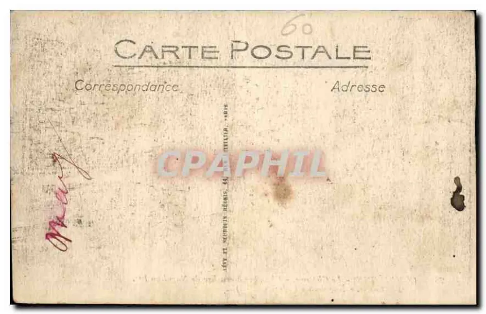 Compiègne - O Castelo - Quarto de Dormir de Napoleão I - LL - Verso