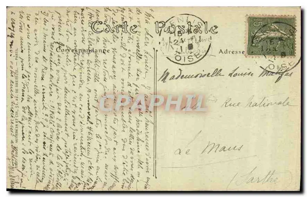 Senlis — Portal da Catedral — ND. Fot. - Verso