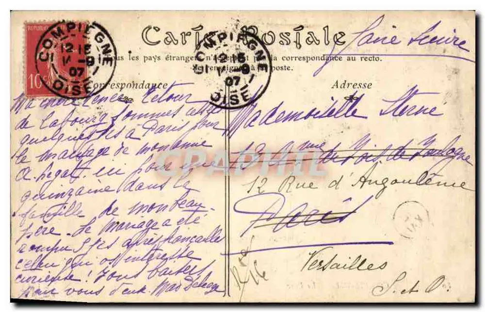 Compiègne — O Parque — ND Phot, n°86 - Verso