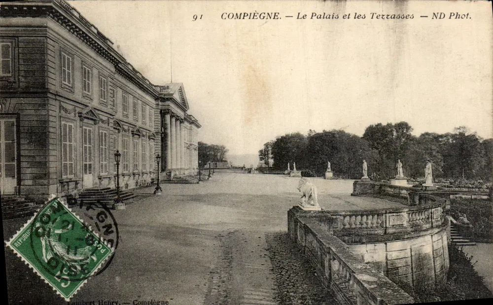 Compiègne — O Palácio e as Terras — ND Phot. - Frente