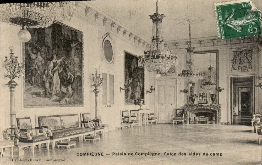 Compiègne — Paleis van Compiègne, Zaal van hulpverleners — Lambert-Henry, Compiègne - Voorkant