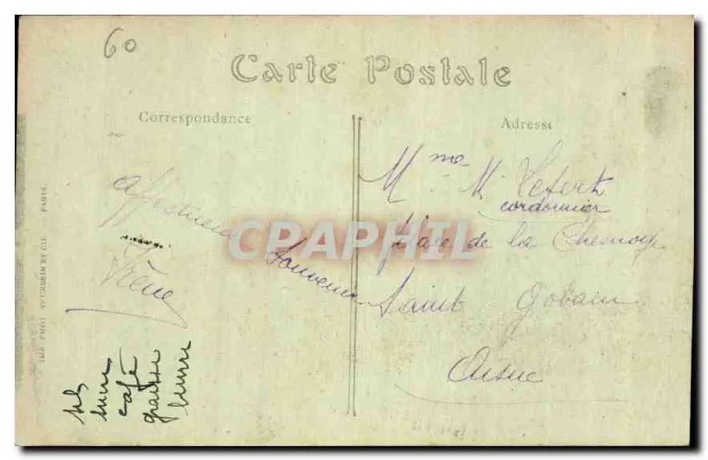 Floresta de Compiègne — Os Lagos de Saint-Pierre — ND. Fot. - Verso