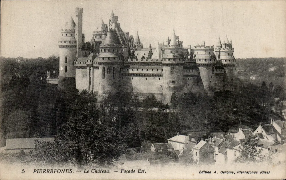 PierreFonds — Pałac — Front Wschodni — Wydawnictwo A. Darôme, PierreFonds (Oise) - Awers