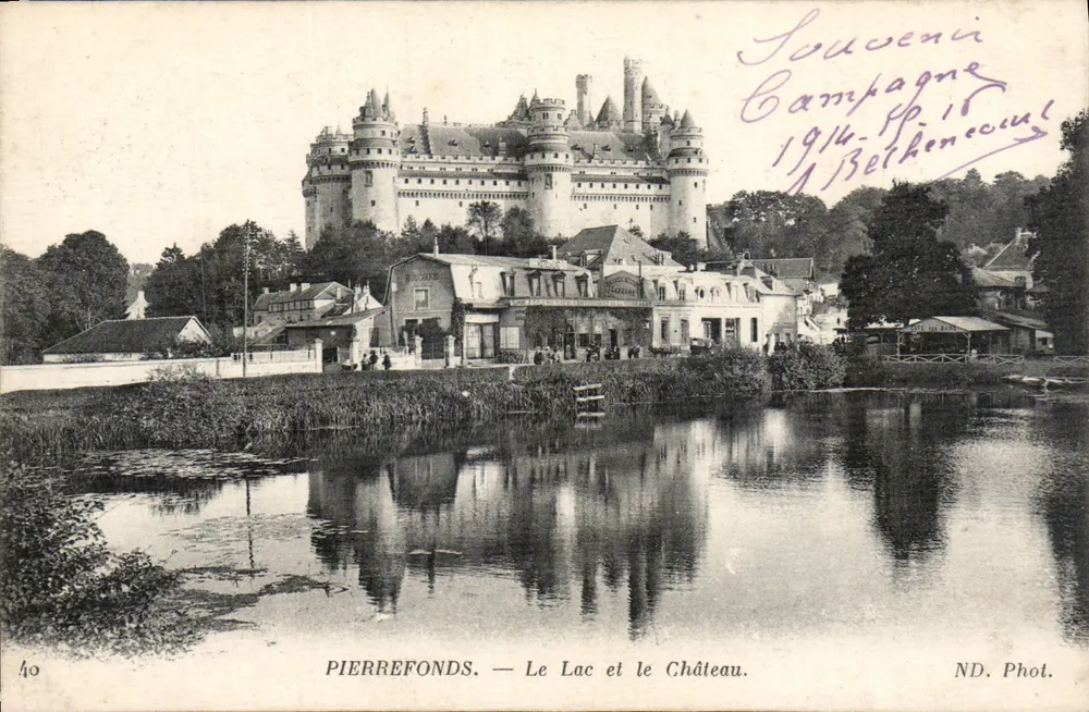 PIERREFONDS — O Lago e o Castelo — ND. Fot. — n°40 - Frente
