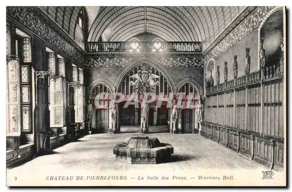 Schloss Pierrefonds — La Salle des Preux — Warriors Hall — ND Fotografie - Vorderseite