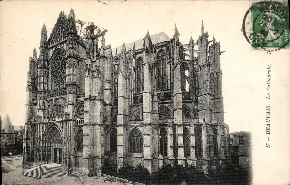 Beauvais — A Catedral — Editor N. Oustes - Frente